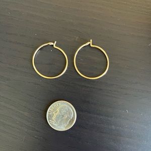 madewell small hoops